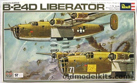 Revell 1/72 Convair B-24 Liberator - 'Blue Streak' or Checkered Formation Ship - Japan Issue, H203-1000 plastic model kit